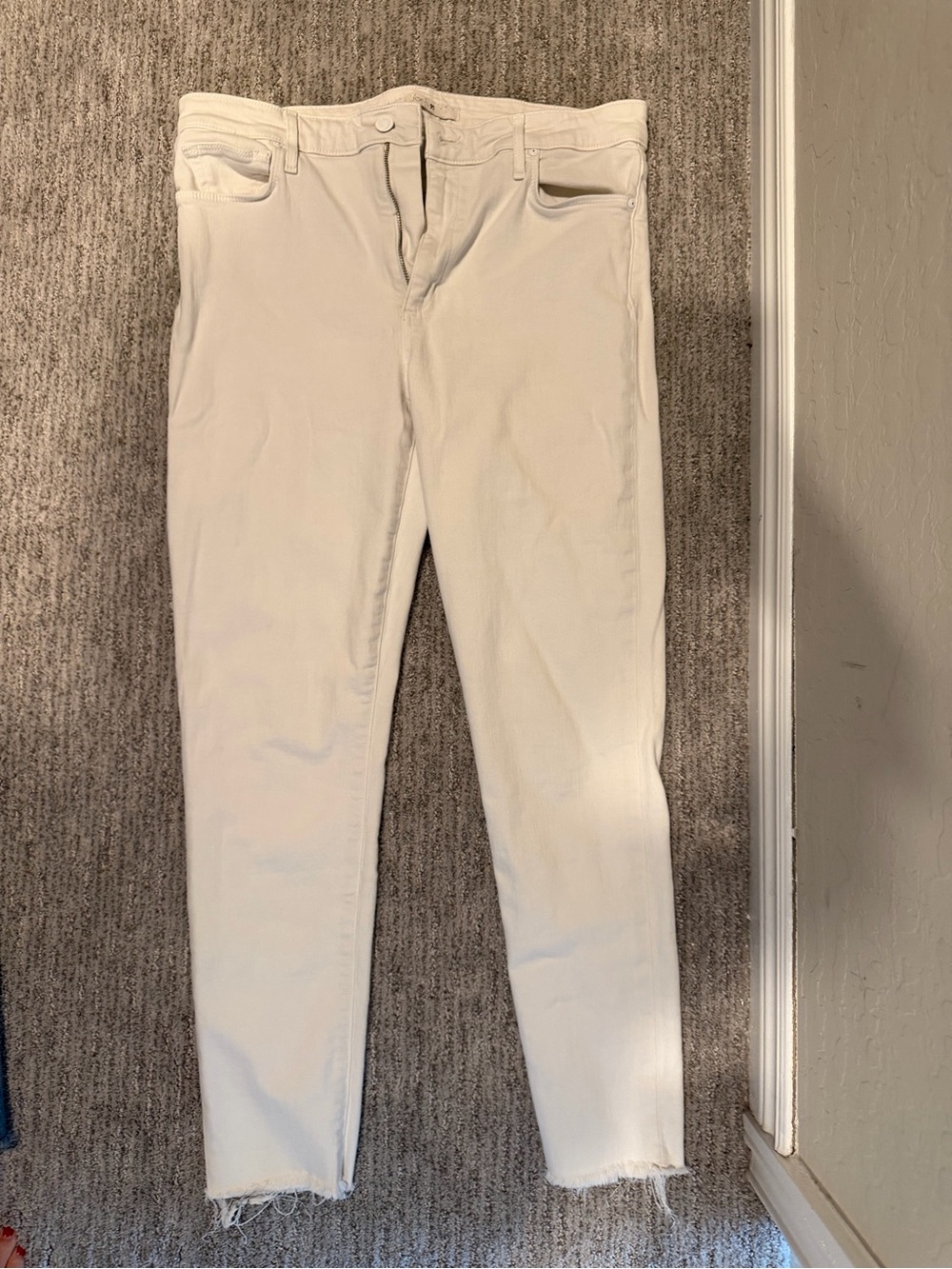 White Joes Jeans High Rise Skinny Ankle Size 31